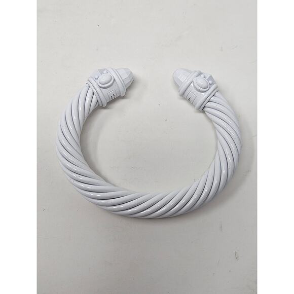 DAVID YURMAN white Aluminum Renaissance Cable Cuff Bracelet - Picture 13 of 14